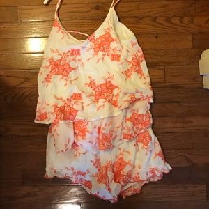 Two piece floral set (XS)